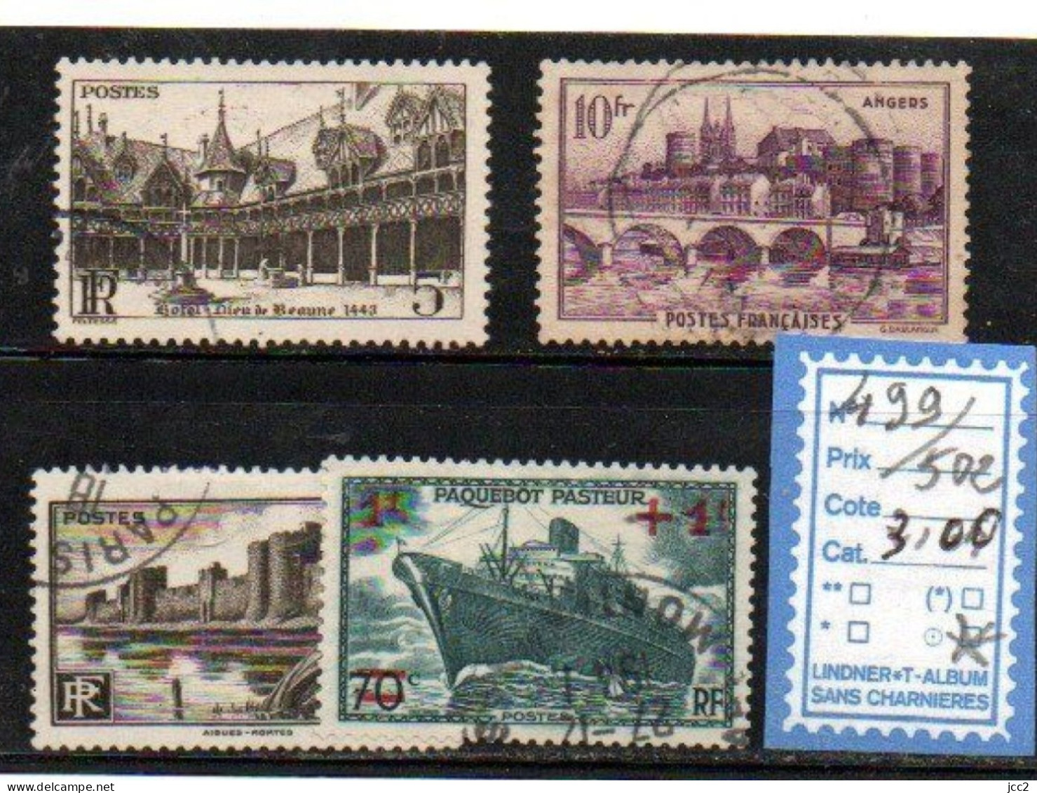 FRANCE OBLITÉRÉ - N° 499/502 - Used Stamps