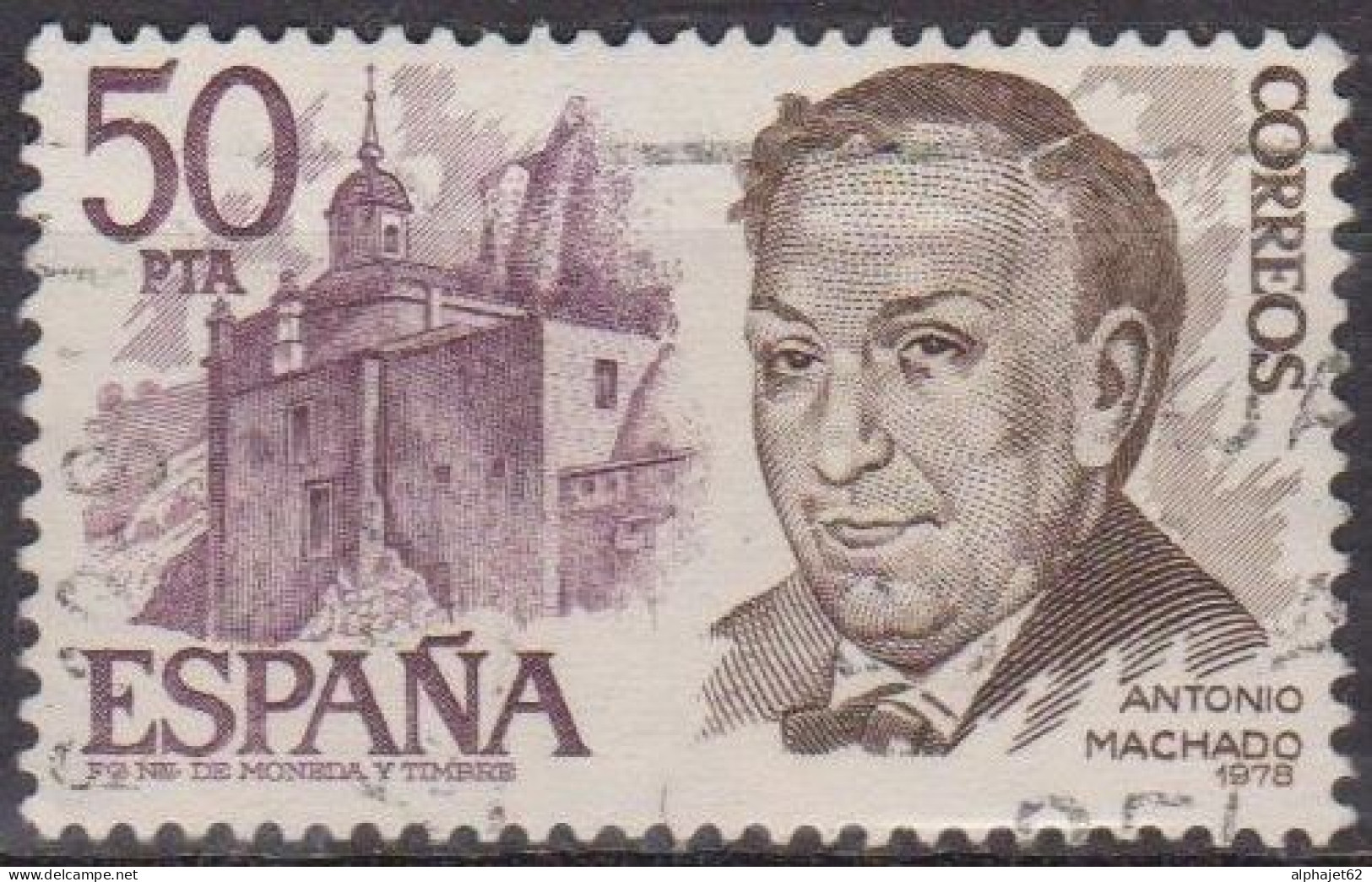 Personnalités - ESPAGNE - Antonio Machado - N° 2104 - 1978 - Used Stamps