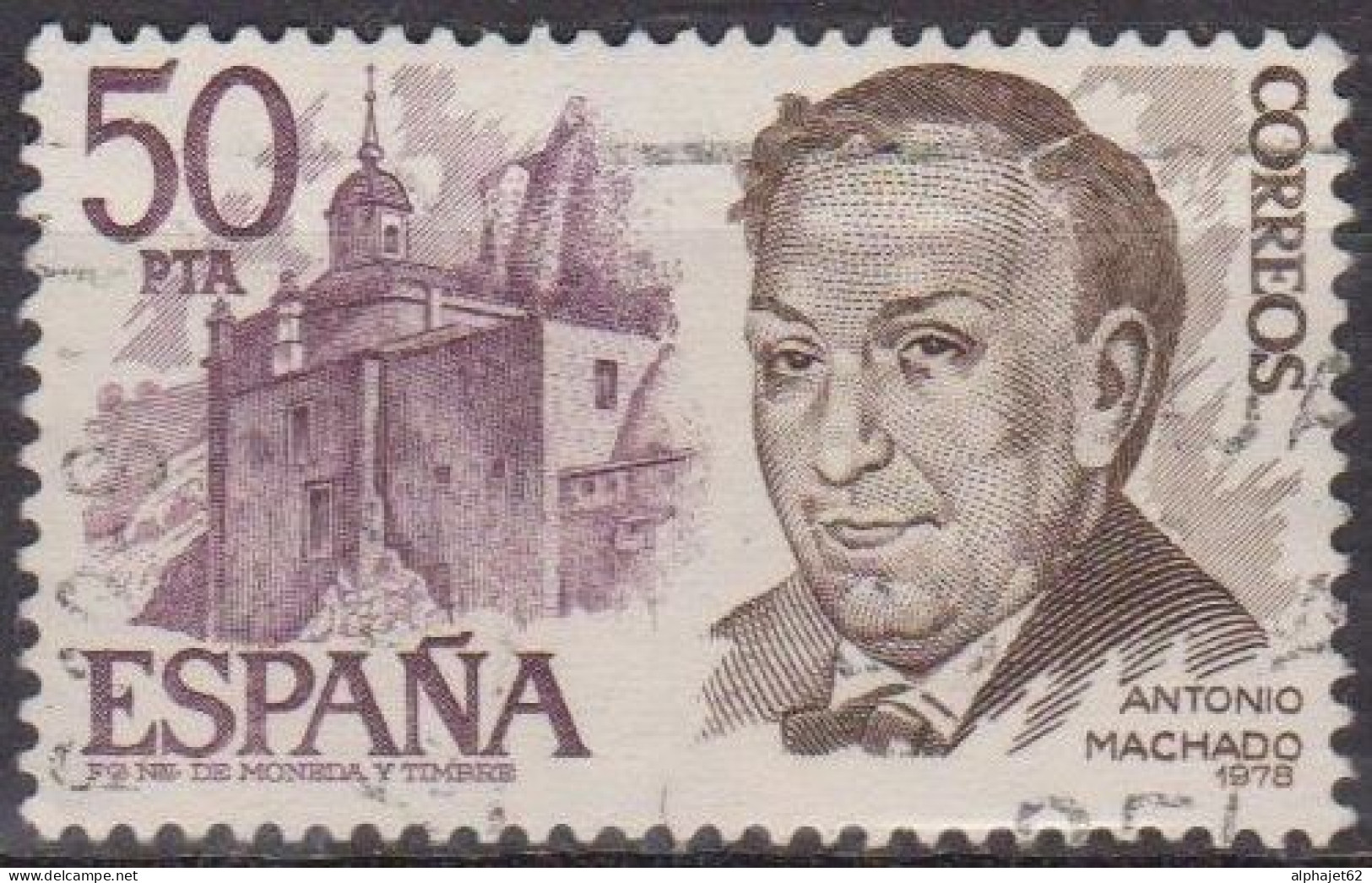 Personnalités - ESPAGNE - Antonio Machado - N° 2104 - 1978 - Usati