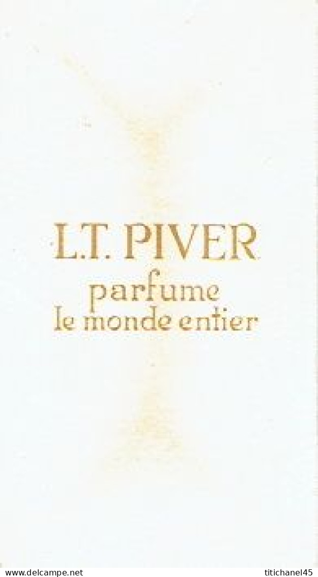 Carte Parfum MUGUET De L.T. PIVER - Profumeria Antica (fino Al 1960)
