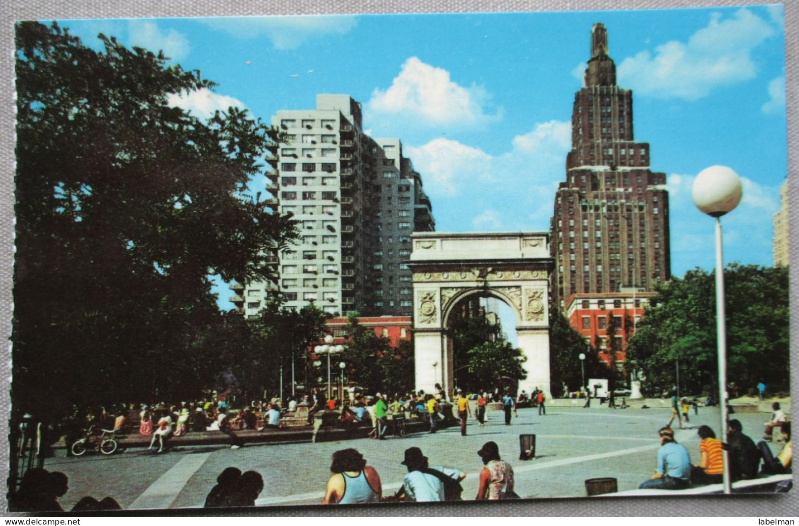 USA UNITED STATES NEW YORK WASHINGTON SQUARE PARK KARTE CARD POSTCARD ANSICHTSKARTE CARTOLINA CARTE POSTALE POSTKARTE - Manhattan