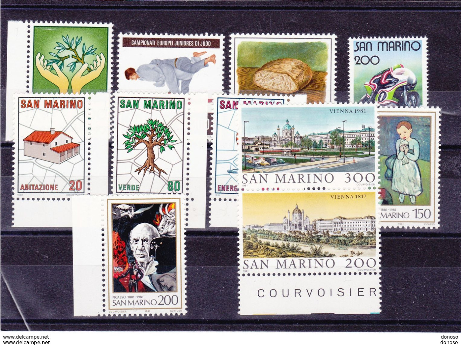 SAINT MARIN 1981 Yvert 1026-1029 + 1033-1039, Michel 1227-1229 + 1236-1243 NEUF** MNH Cote Yv 7 Euros - Unused Stamps