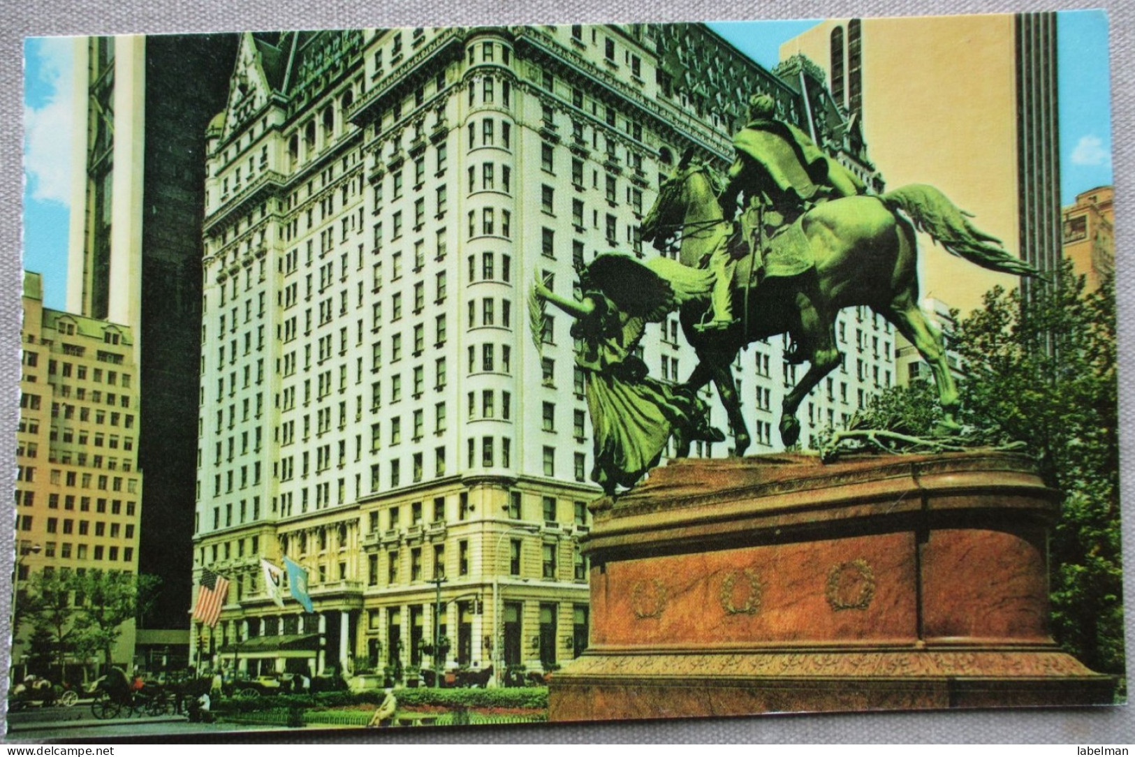 USA UNITED STATES NEW YORK PLAZA HOTEL BUILDING KARTE CARD POSTCARD ANSICHTSKARTE CARTOLINA CARTE POSTALE POSTKARTE - Manhattan