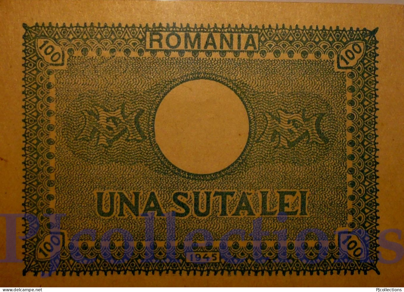 ROMANIA 100 LEI 1945 PICK 78 UNC - Roumanie