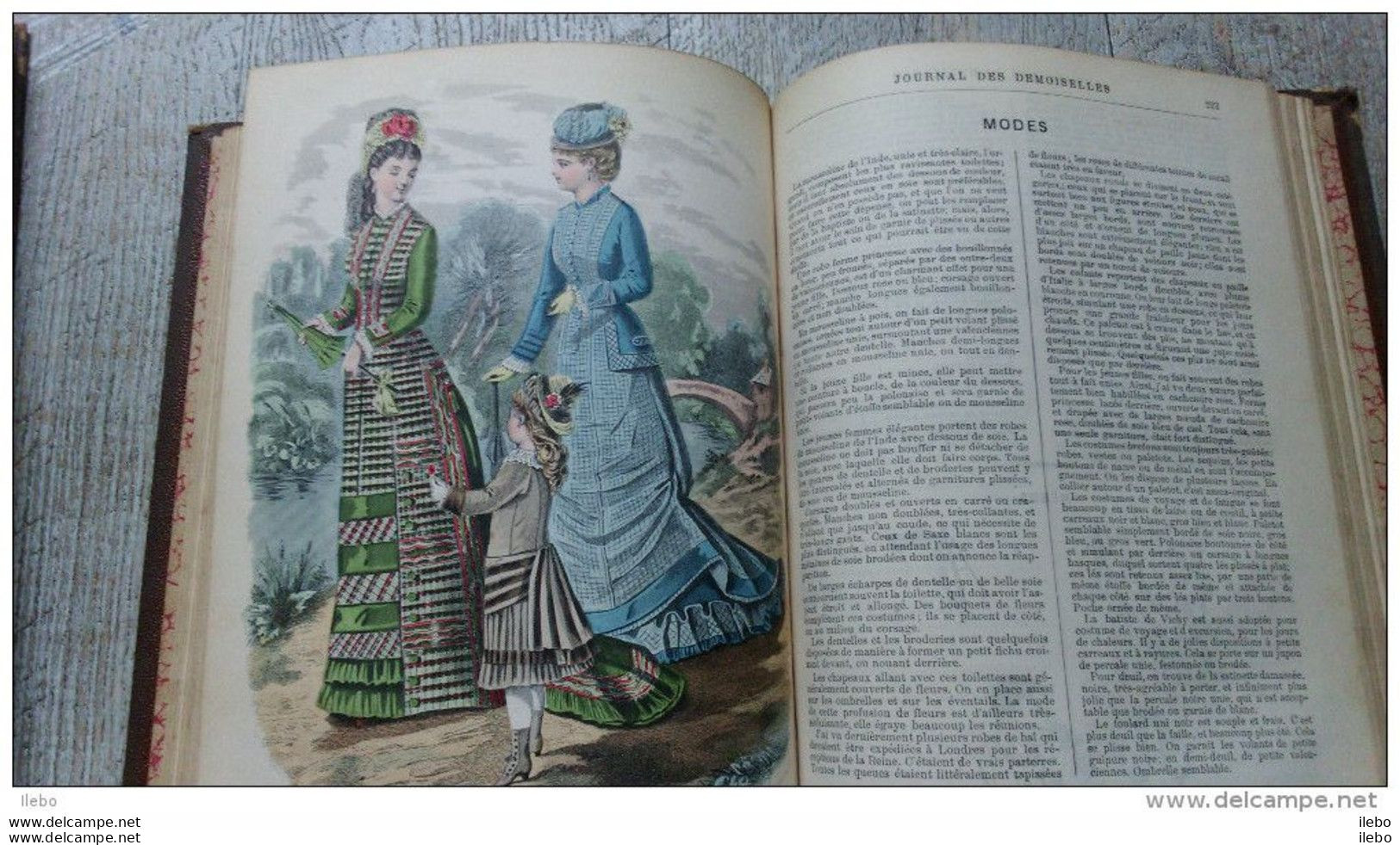 Le Journal Des Demoiselles 1877 Gravures De Mode Romans Histoire Rébus Enfant Chapeau Gravure - Fashion