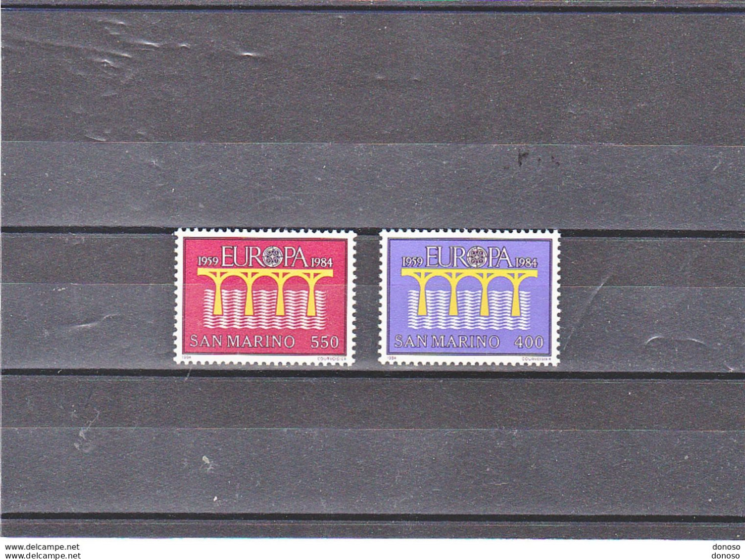 SAINT MARIN 1984 EUROPA Yvert 1090-1091, Michel 1294-1295 NEUF** MNH Cote 6 Euros - Unused Stamps