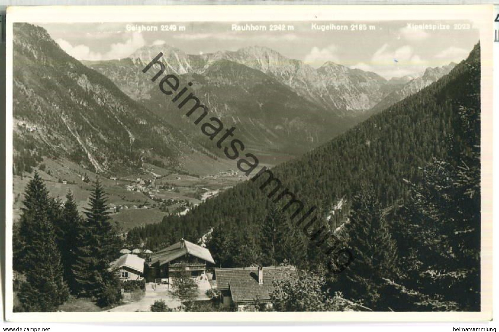 Bergwirtschaft Und Kaffee Horn - Bad Oberdorf - Foto-Ansichtskarte - Verlag Fotohaus Hipp Immenstadt - Hindelang