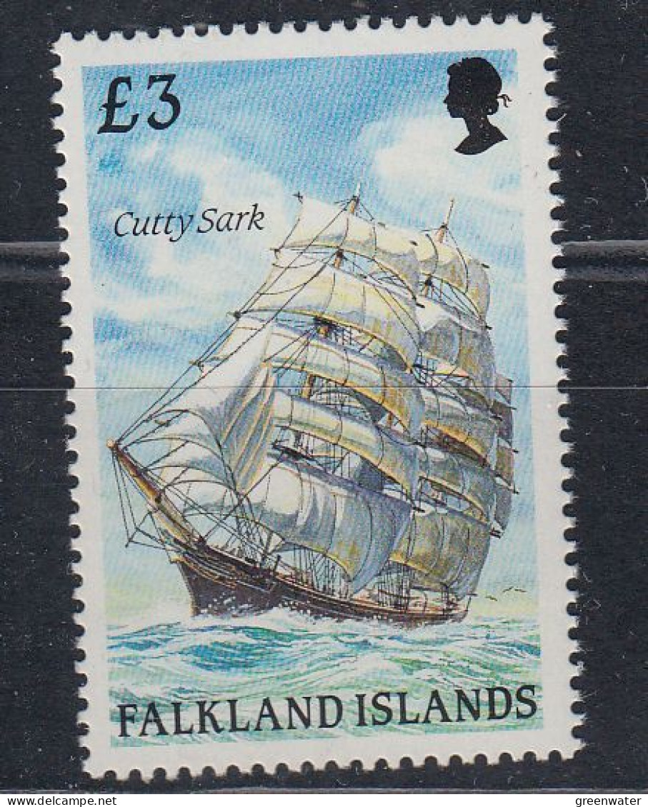 Falkland Islands 1989 Definitive / Cape Horners 3 GBP ** Mnh (ZO214A) - Falkland Islands