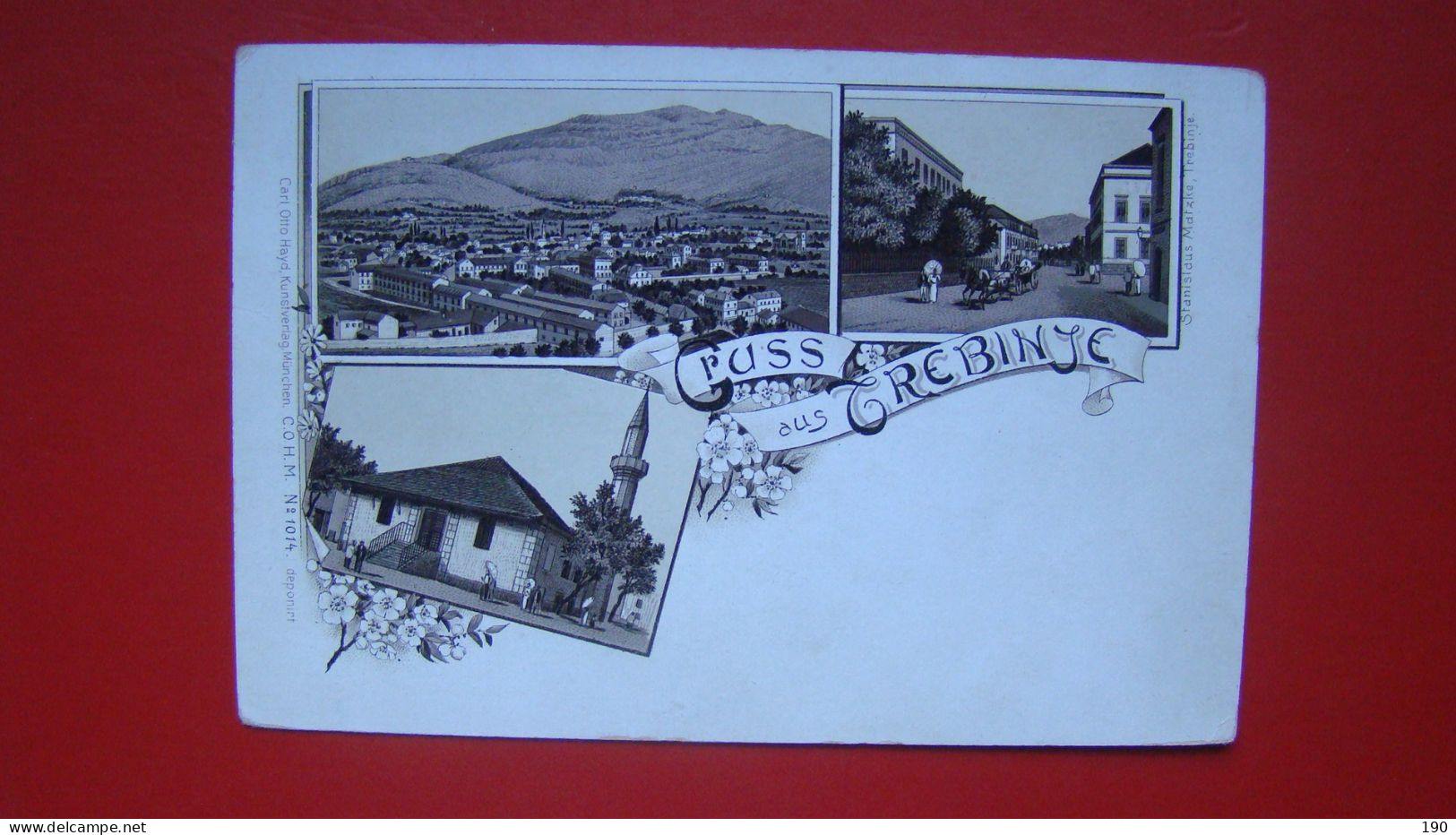 Trebinje,Gruss Aus Trebinje. Litograph/Litography. - Bosnia And Herzegovina