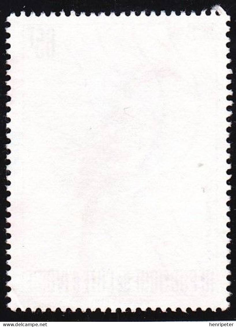 Timbre-poste Dentelé Oblitéré - Oiseaux Et échassiers Calao Pygmée (Tockus Camurus) - N° 556B (Yvert) - RCI 1980 - Côte D'Ivoire (1960-...)