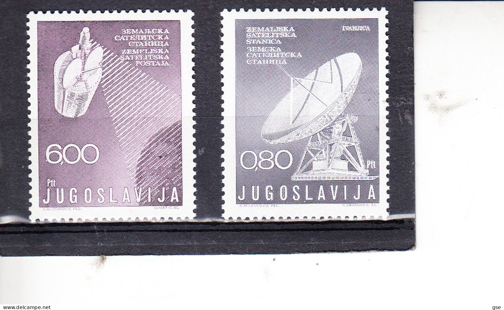 JGOSLAVIA  1974 - Unificato   1450/1** -  Comunicazioni - Neufs