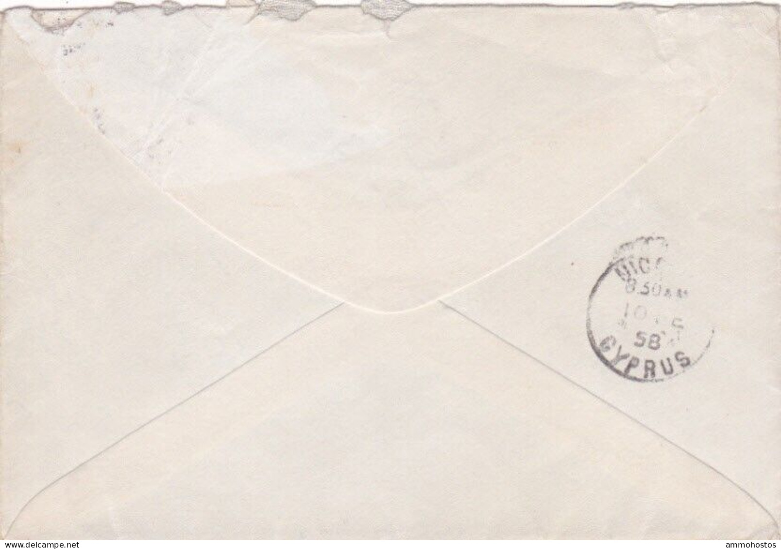 CYPRUS 1958 QEII COVER FIELD POST OFFICE FPO 113 TO NICOSIA 10 MILS LOCAL RATE - Chypre (...-1960)
