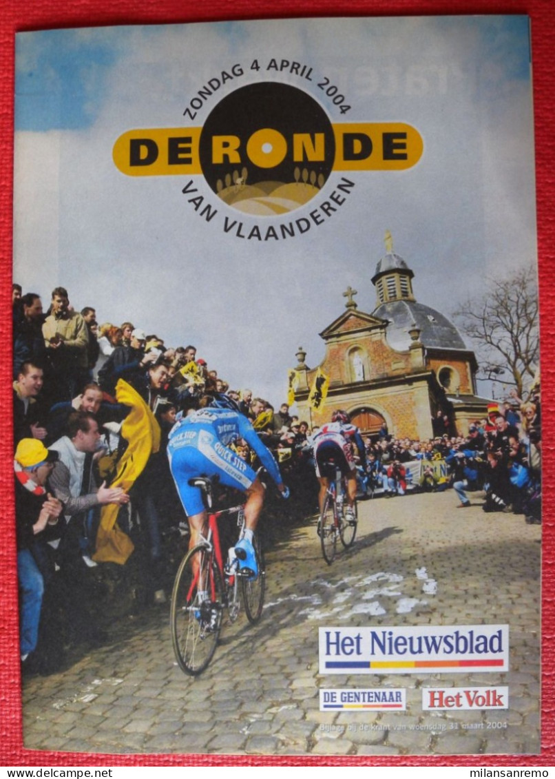 CYCLISME: CYCLISTE : GUIDE TOUR DES FLANDRES 2004-EQUIPES-PARCOURS-MONTS ... - Wielrennen