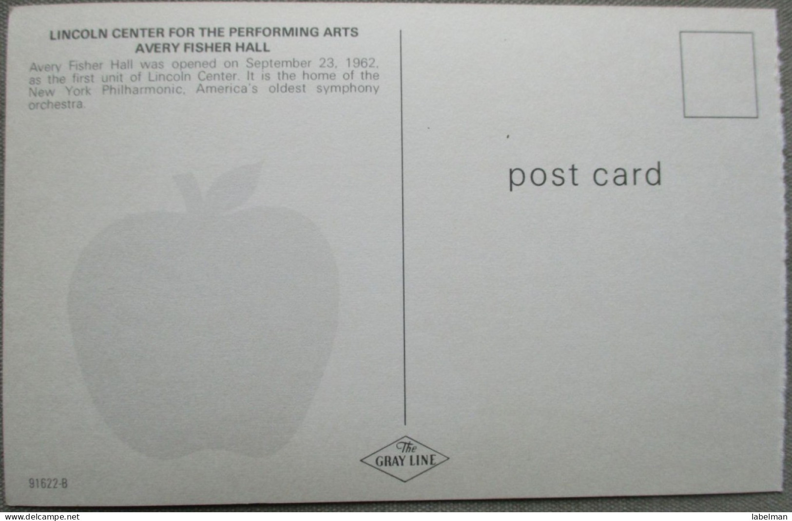 USA UNITED STATES NEW YORK LINCOLN CENTER ARTS KARTE CARD POSTCARD ANSICHTSKARTE CARTOLINA CARTE POSTALE POSTKARTE - Manhattan