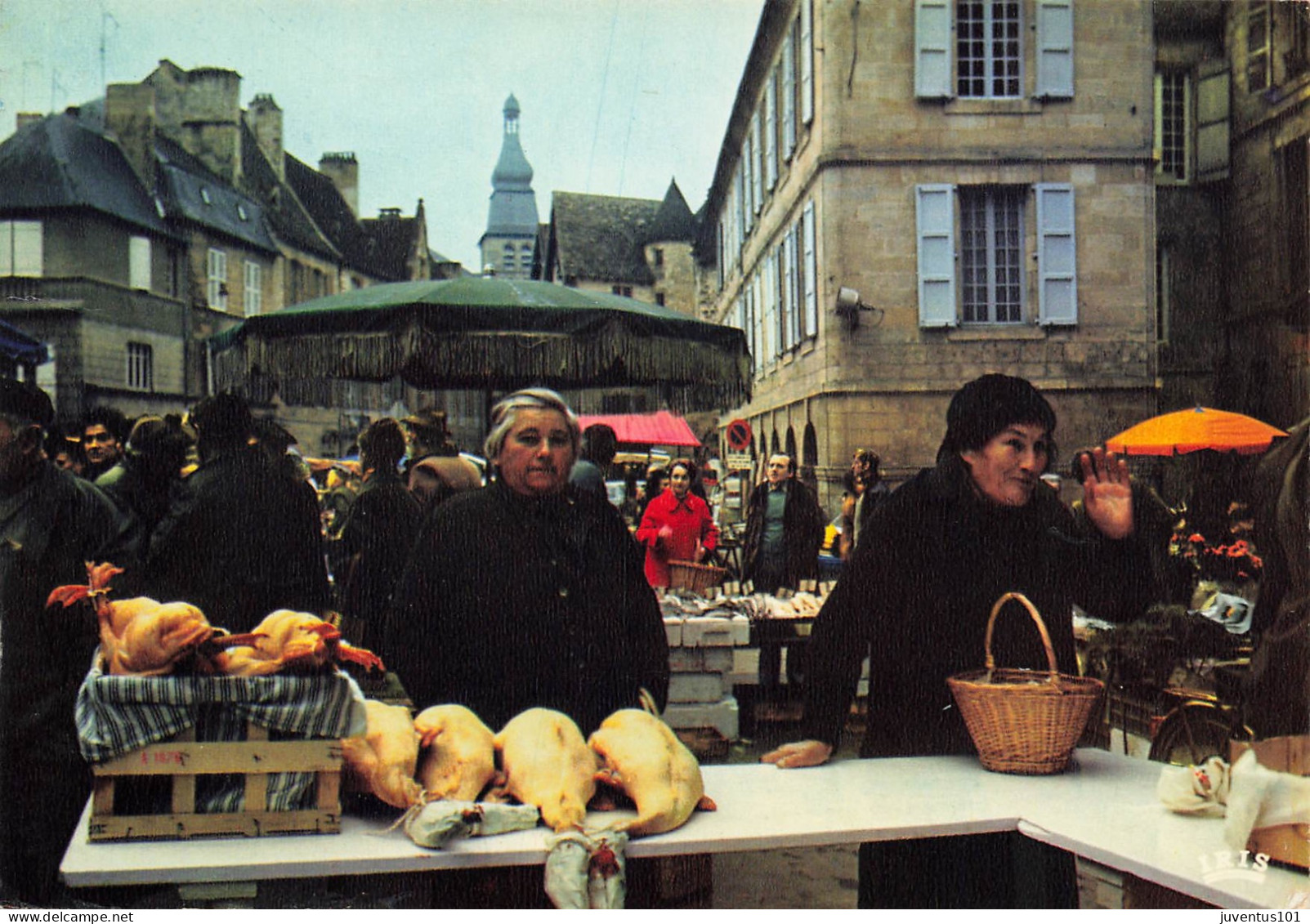 CPSM En Périgord-Le Marché Aux Oies-Timbre      L2746 - Mercati