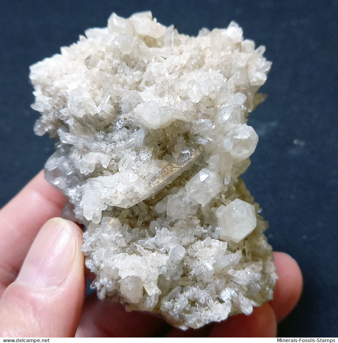 #L34 Splendido QUARZO Cristalli Centro-geode (Val D'Aosta, Italia) - Minerals