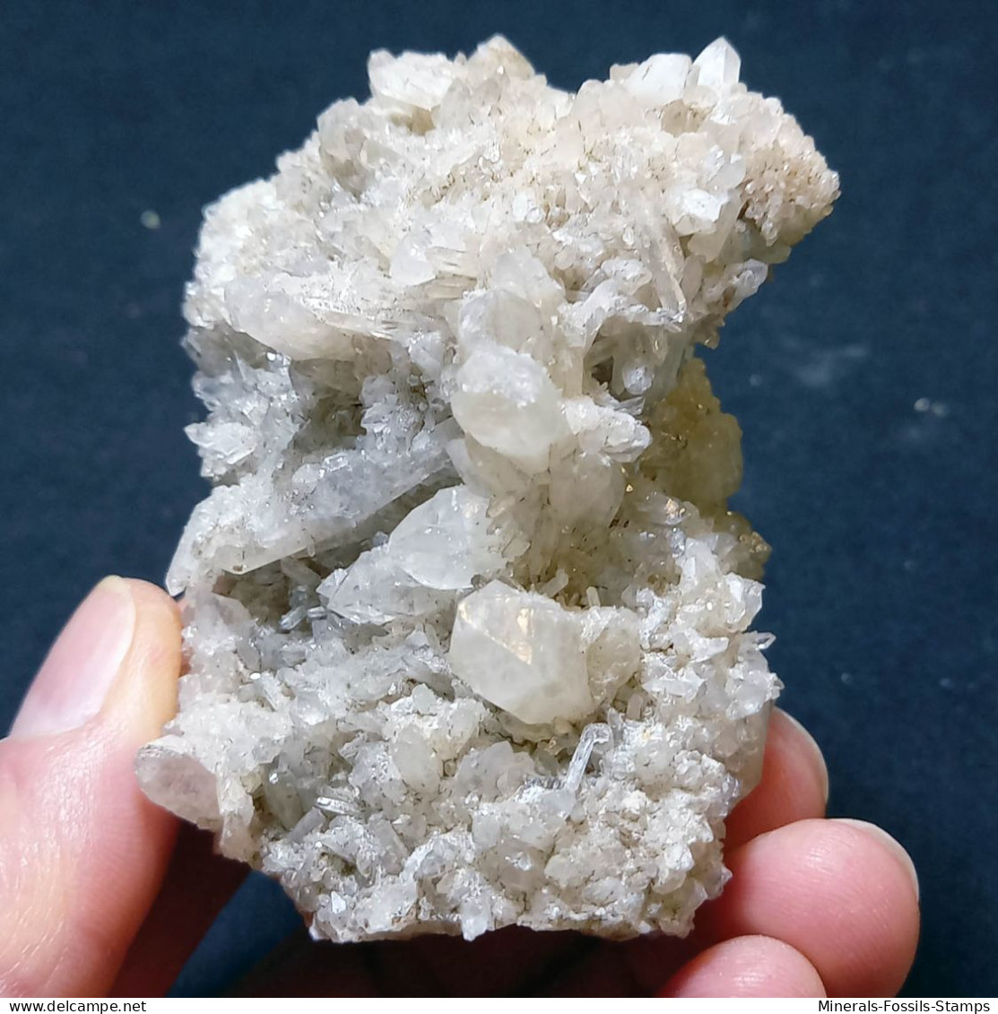 #L34 Splendido QUARZO Cristalli Centro-geode (Val D'Aosta, Italia) - Minerales