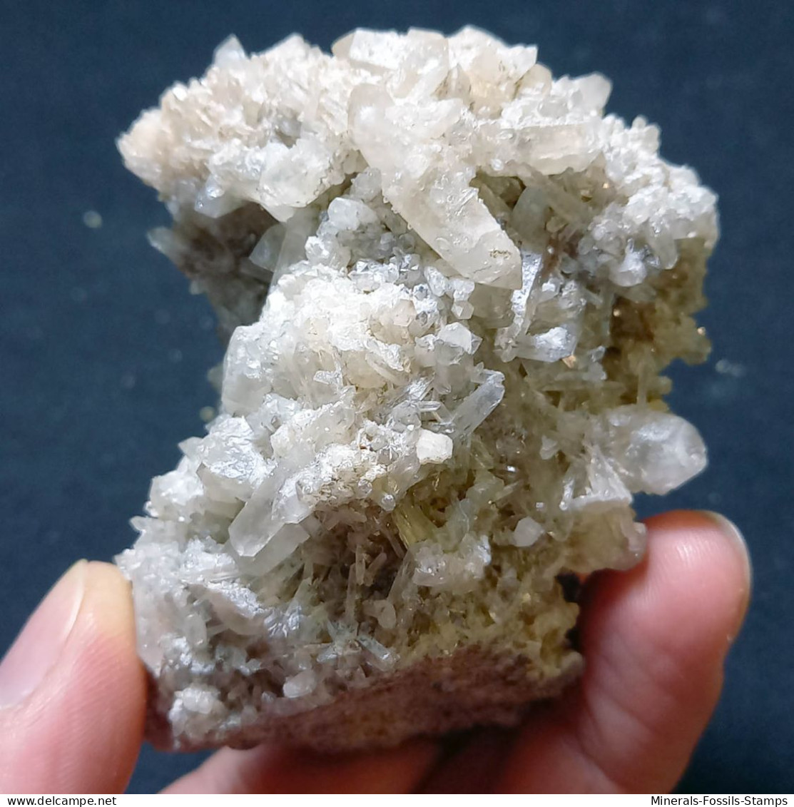 #L34 Splendido QUARZO Cristalli Centro-geode (Val D'Aosta, Italia) - Minerals