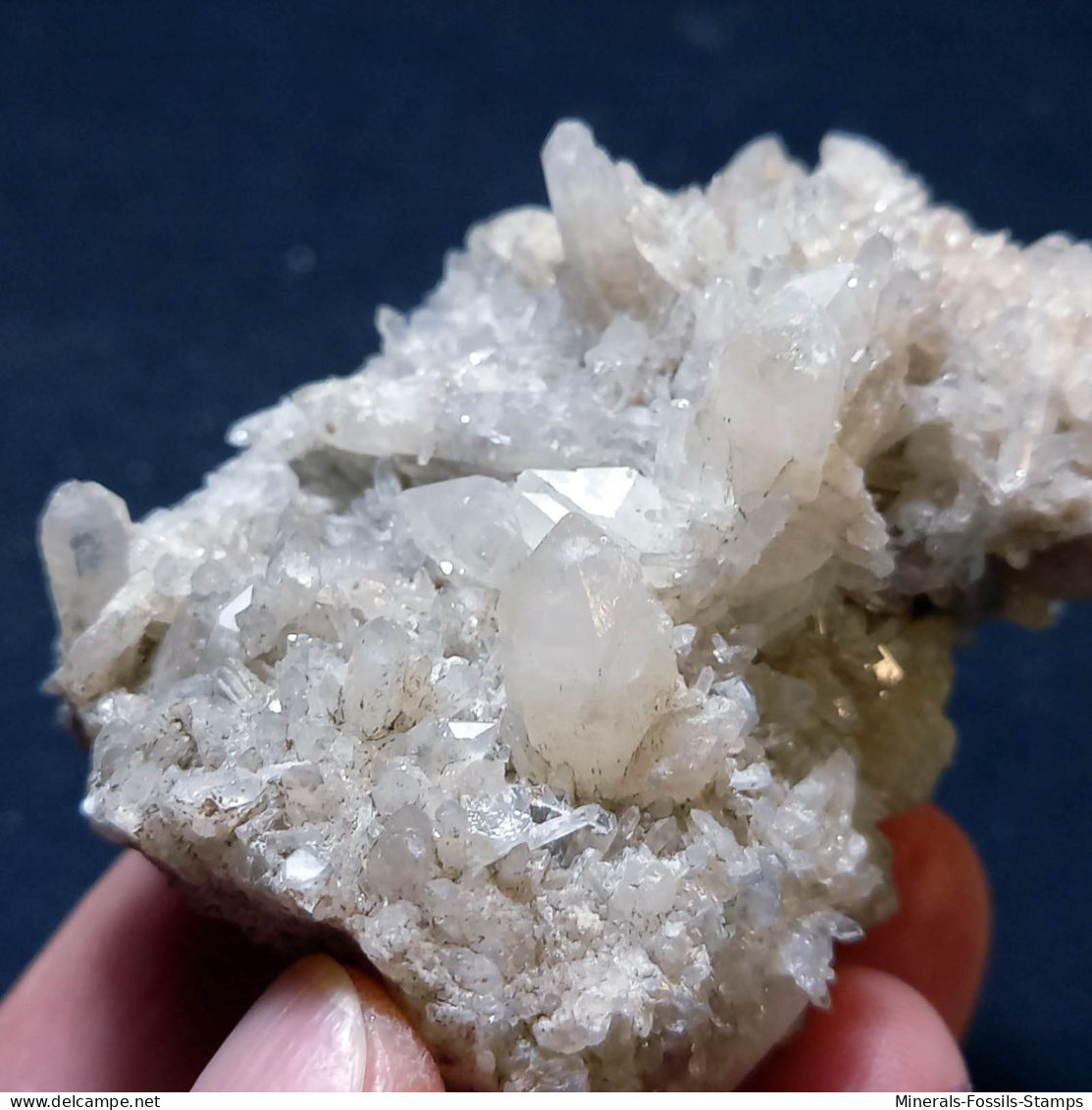 #L34 Splendido QUARZO cristalli centro-geode (Val d'Aosta, Italia)