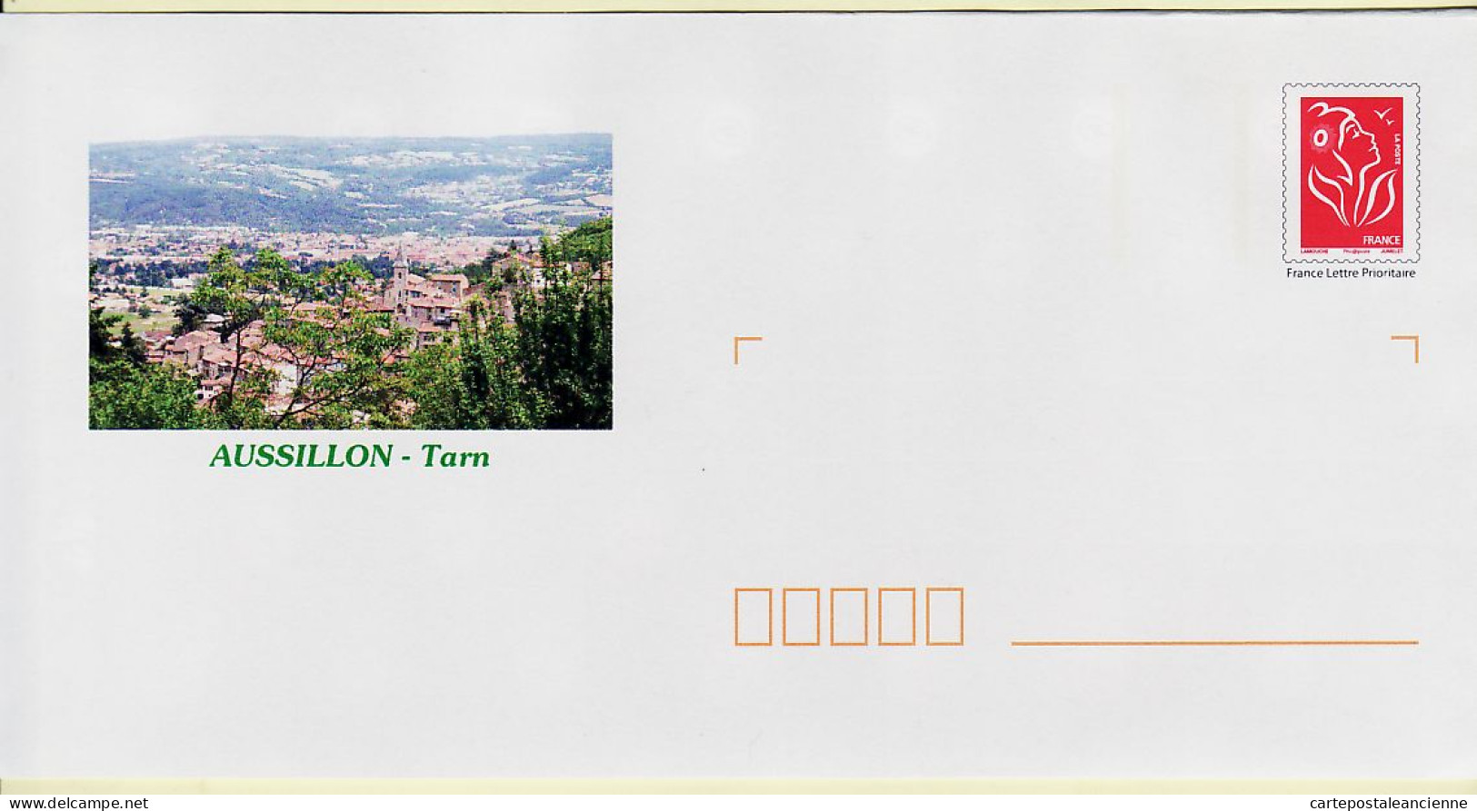 22645 / ⭐ ◉  AUSSILLON 81-Tarn ( Village Au Pied De La MONTAGNE NOIRE )  P.A.P. PAP Prêt Poster NEUF - BEAUJARD  - Prêts-à-poster:Overprinting/Beaujard