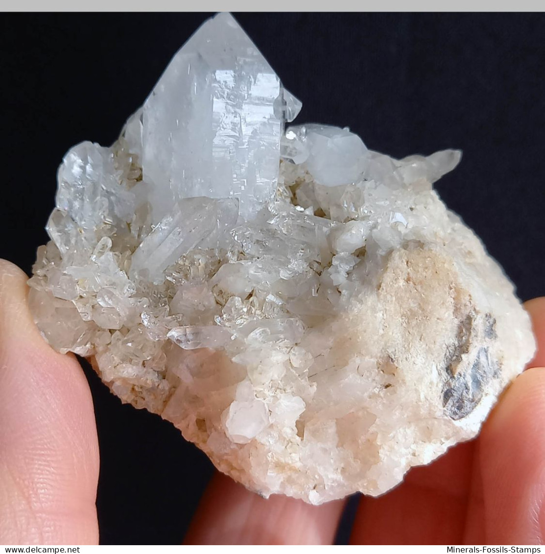 #L35 Splendido QUARZO Cristalli (Castagnola, Val D'Aveto, Piacenza, Emilia Romagna, Italia) - Minerals