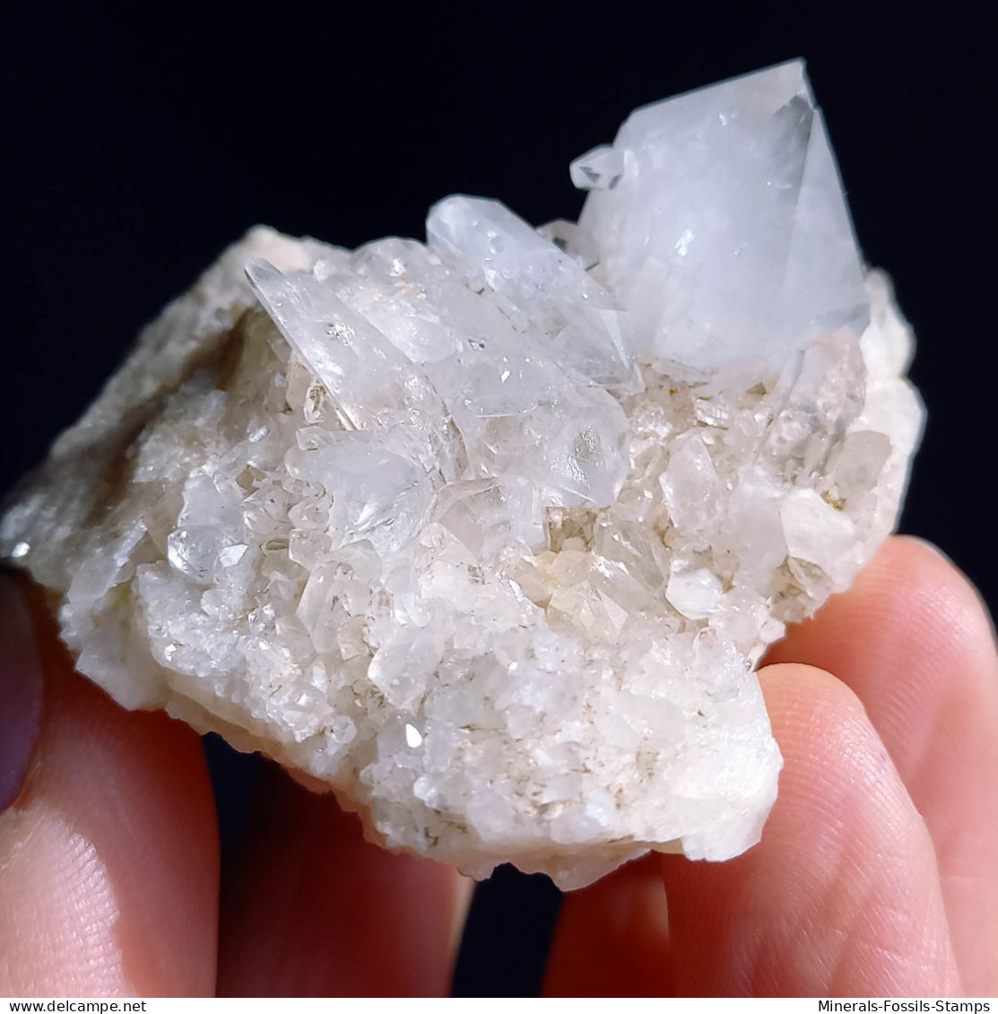 #L35 Splendido QUARZO Cristalli (Castagnola, Val D'Aveto, Piacenza, Emilia Romagna, Italia) - Minerals