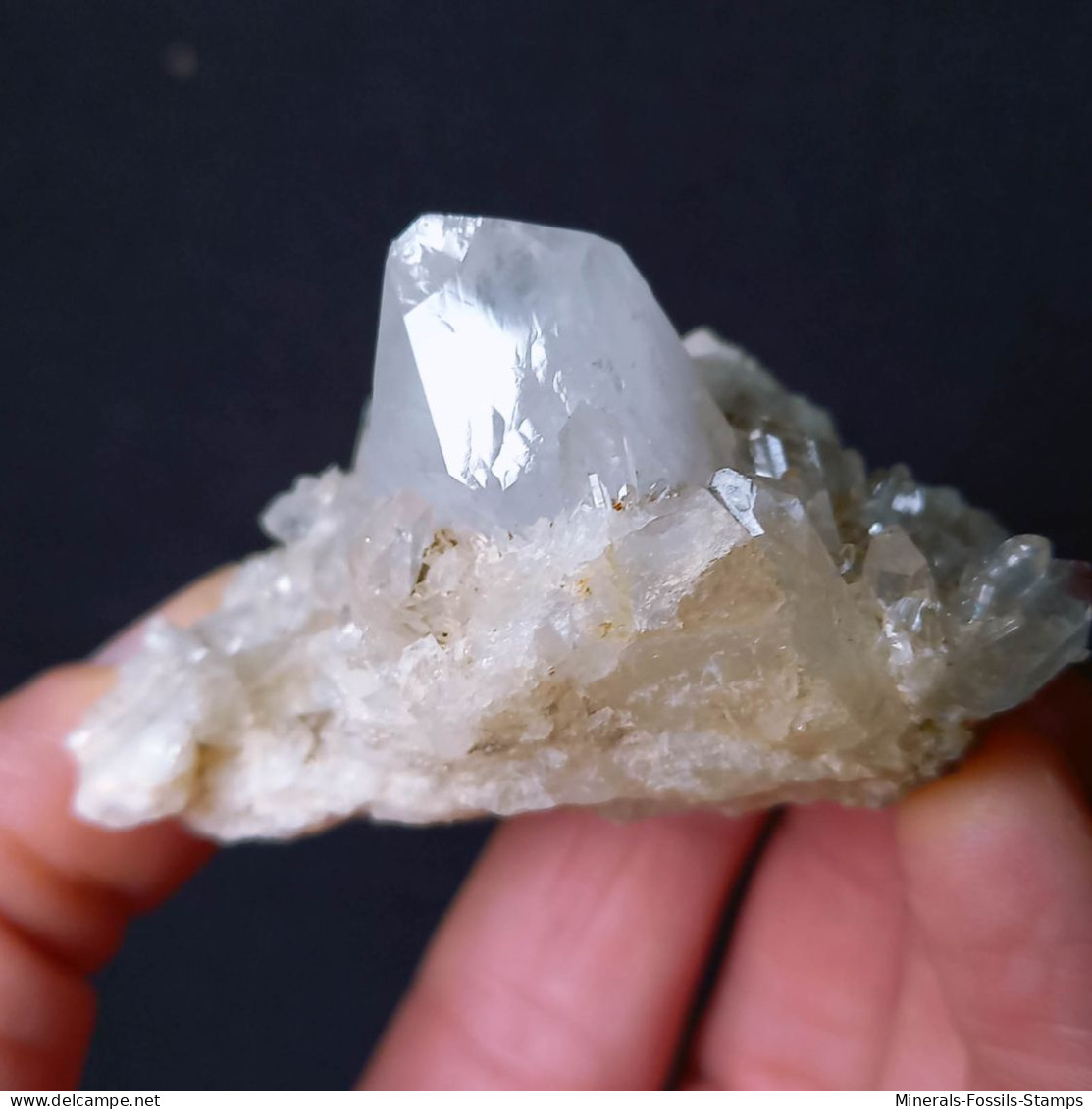 #L35 Splendido QUARZO Cristalli (Castagnola, Val D'Aveto, Piacenza, Emilia Romagna, Italia) - Minerali