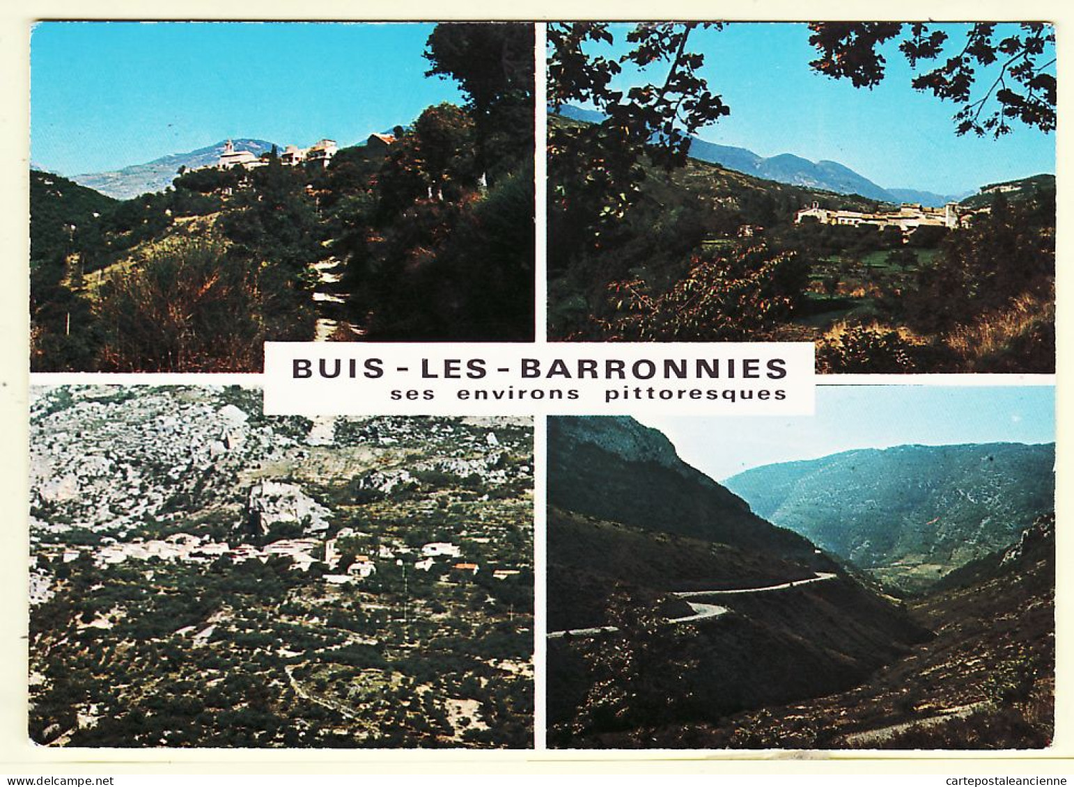 22548 / BUIS-les-BARRONNIES Drome Environs Pittoresques Roche BUIS Sainte EUPHEMIE AUBAN OUVEZE1980s-G.A.L. Carpentras 5 - Buis-les-Baronnies