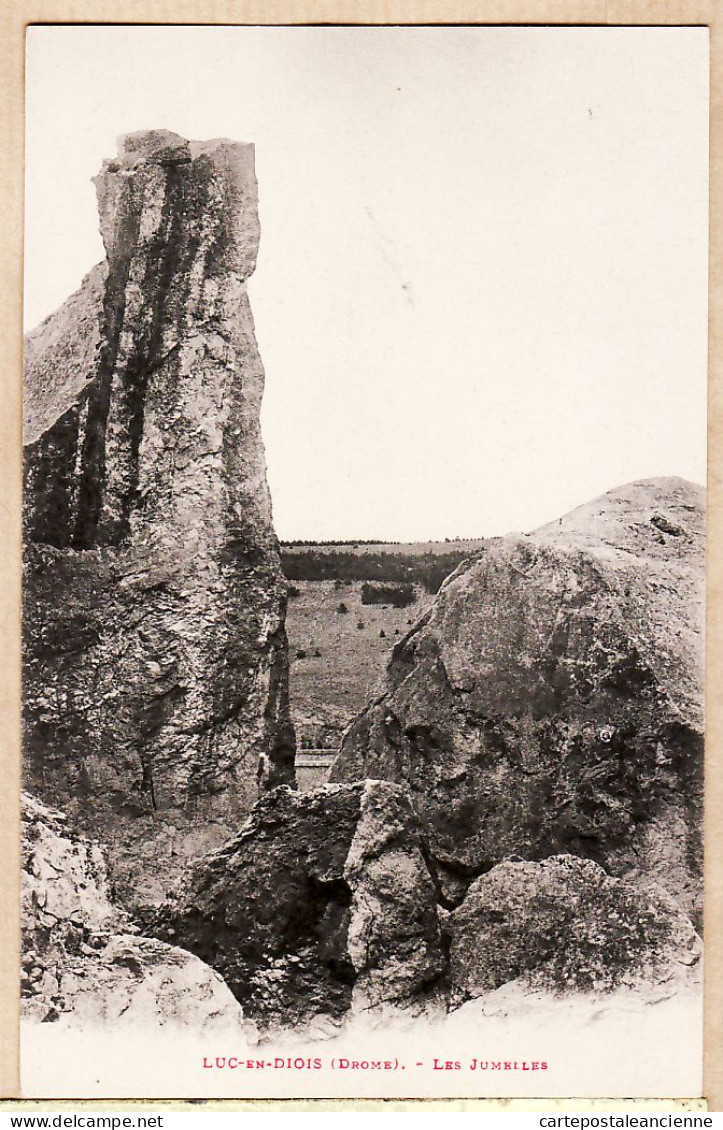 22554 / LUC-EN-DIOIS Drome Les JUMELLES Pionnière 1900s  - Luc-en-Diois