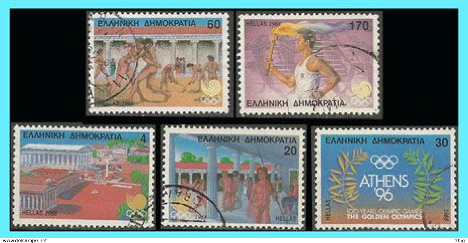 GREECE- GRECE-HELLAS 1988:  Olympic Cames Seoul  Compl.set Used - Used Stamps