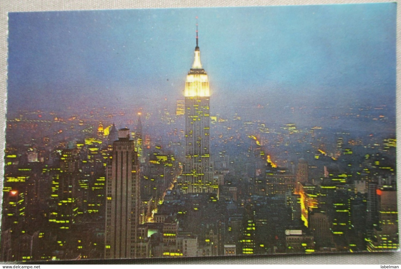 USA UNITED STATES NEW YORK THE EMPIRE STATE BUILDING KARTE CARD POSTCARD ANSICHTSKARTE CARTOLINA CARTE POSTALE POSTKARTE - Manhattan