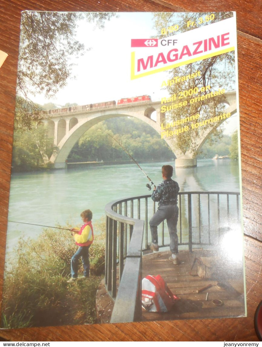 CFF Magazine. Juin 1990. - Trenes