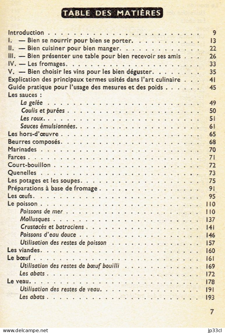 La Cuisine Pour Tous Par Ginette Mathiot (1200 Recettes Faciles à Réaliser, Savoureuses, Originales; 494 Pages) - Gastronomia