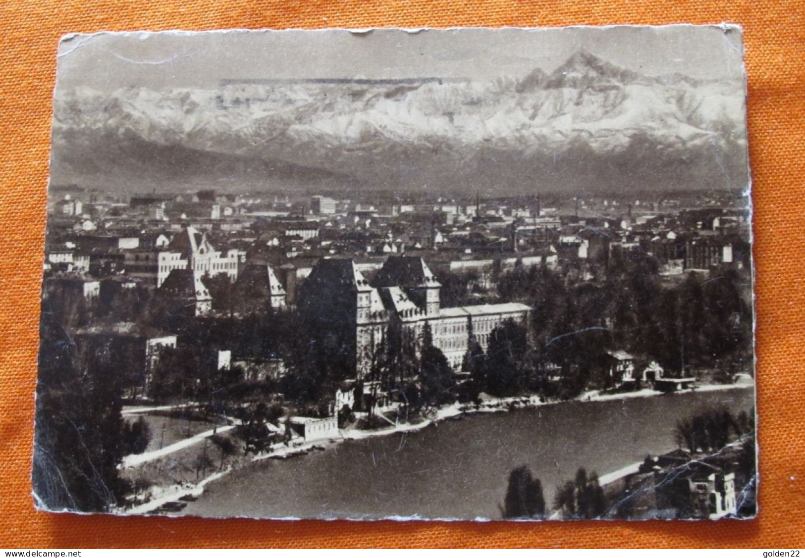 TORINO. Panorama E Catena Delle Alpi - Tarjetas Panorámicas