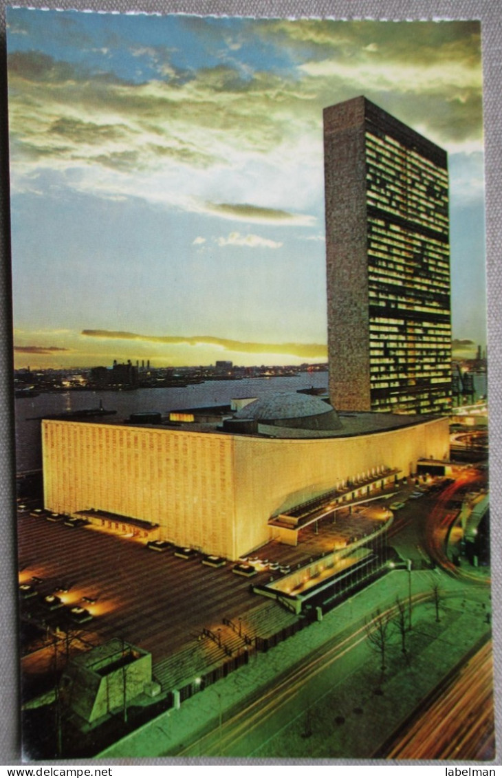 USA UNITED STATES NEW YORK UNITED NATIONS BUILDING KARTE CARD POSTCARD ANSICHTSKARTE CARTOLINA CARTE POSTALE POSTKARTE - Manhattan