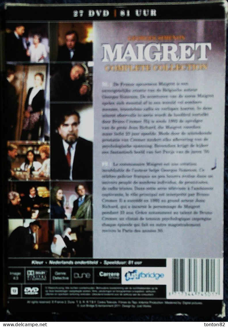 Simenon / MAIGRET - Série Avec Bruno Kremer -  Intégrale - 27 DVD - 81 épisodes . - Policíacos