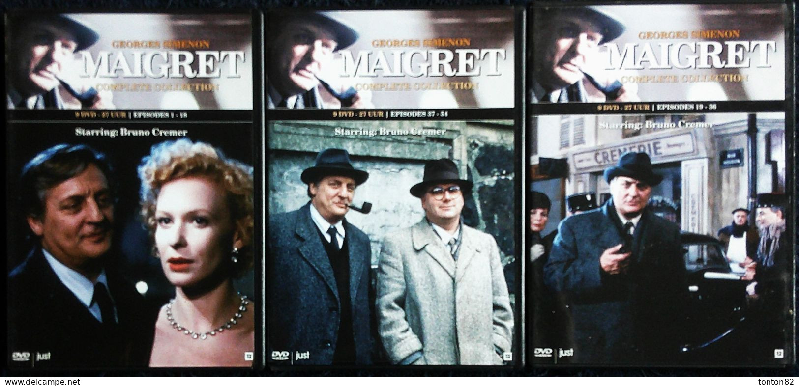 Simenon / MAIGRET - Série Avec Bruno Kremer -  Intégrale - 27 DVD - 81 épisodes . - Policiers