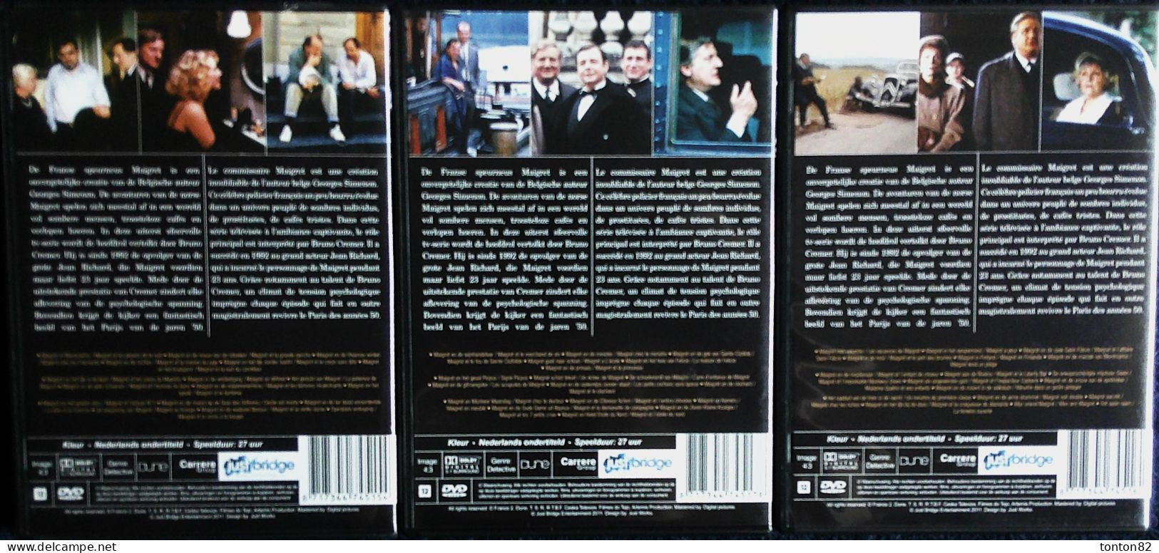 Simenon / MAIGRET - Série Avec Bruno Kremer -  Intégrale - 27 DVD - 81 épisodes . - Policiers