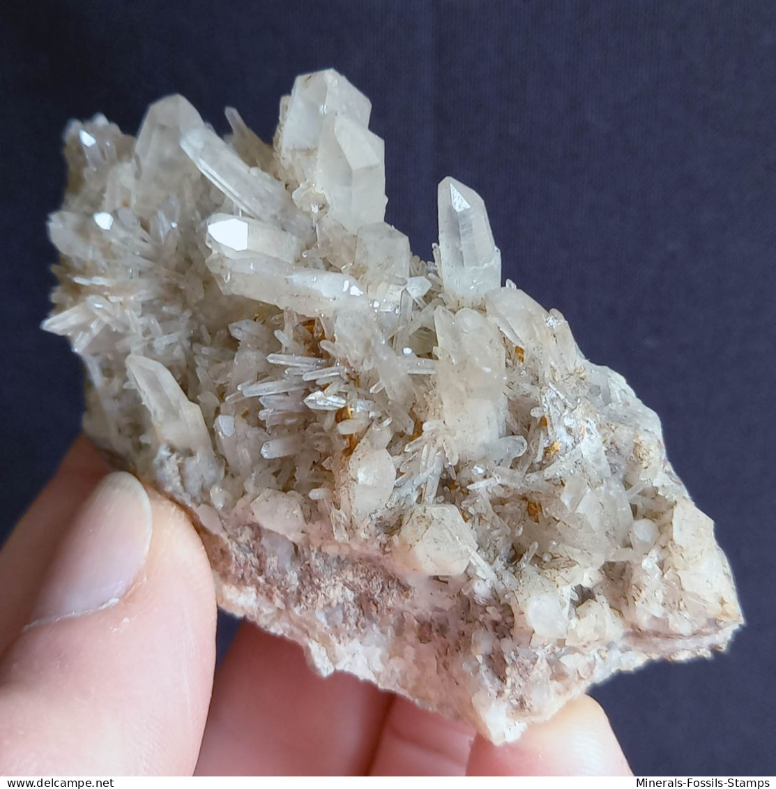 #L41 Splendid QUARTZ Crystals (Val D'Aosta, Italy) - Mineralien