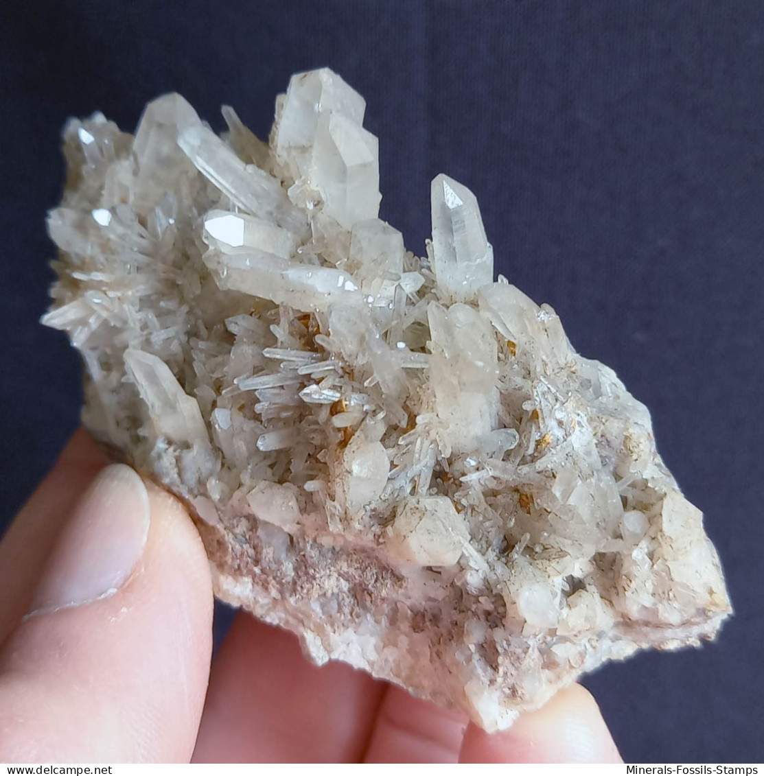 #L41 Splendid QUARTZ Crystals (Val D'Aosta, Italy) - Minerales