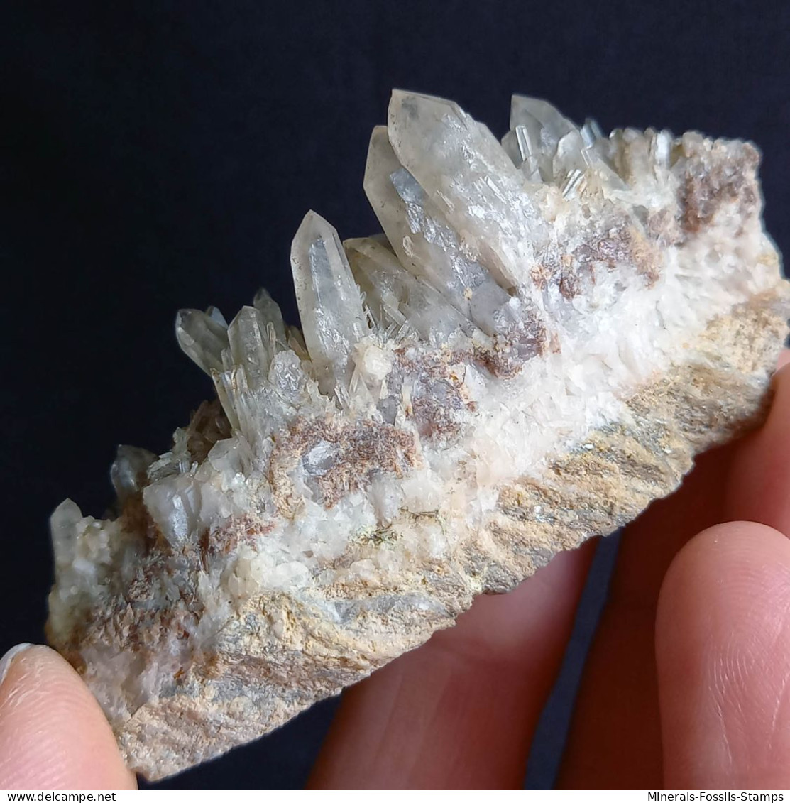 #L41 Splendid QUARTZ Crystals (Val D'Aosta, Italy) - Minerals