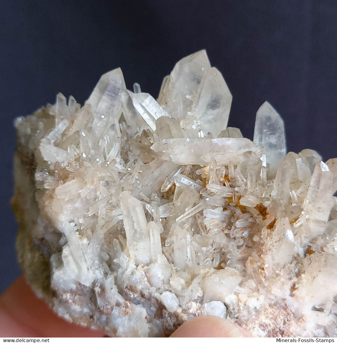 #L41 Splendid QUARTZ Crystals (Val D'Aosta, Italy) - Minerali