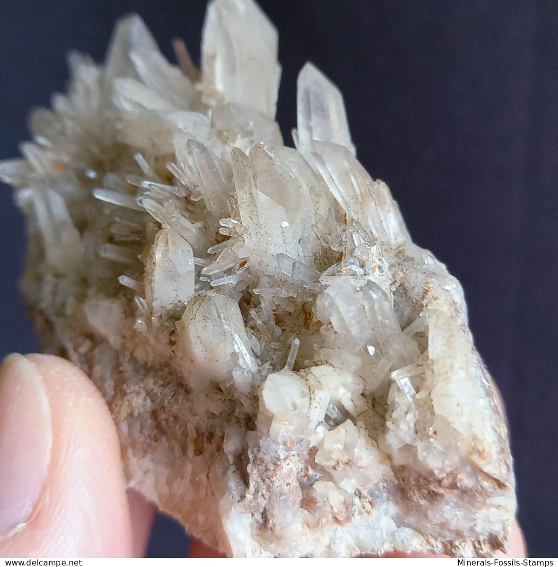 #L41 Splendid QUARTZ Crystals (Val D'Aosta, Italy) - Minerali