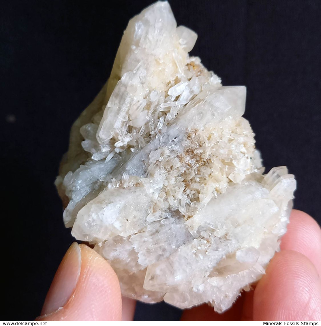 #L42 - Schöne QUARZ Kristalle (Val D'Aosta, Ita - Mineralen