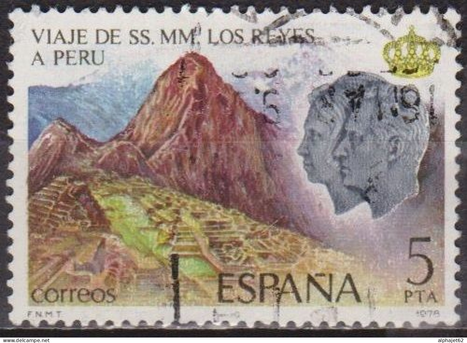 Visite Royale Au Pérou - ESPAGNE - Machu Piccu - N° 2150 - 1978 - Usados