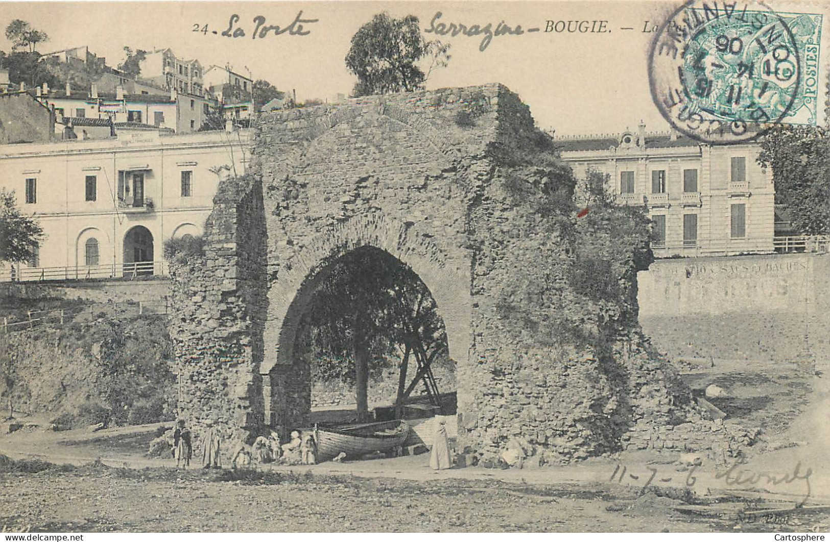 CPA Afrique > Algérie > Villes > Bejaia (Bougie) La Porte Sarrazine - Bejaia (Bougie)