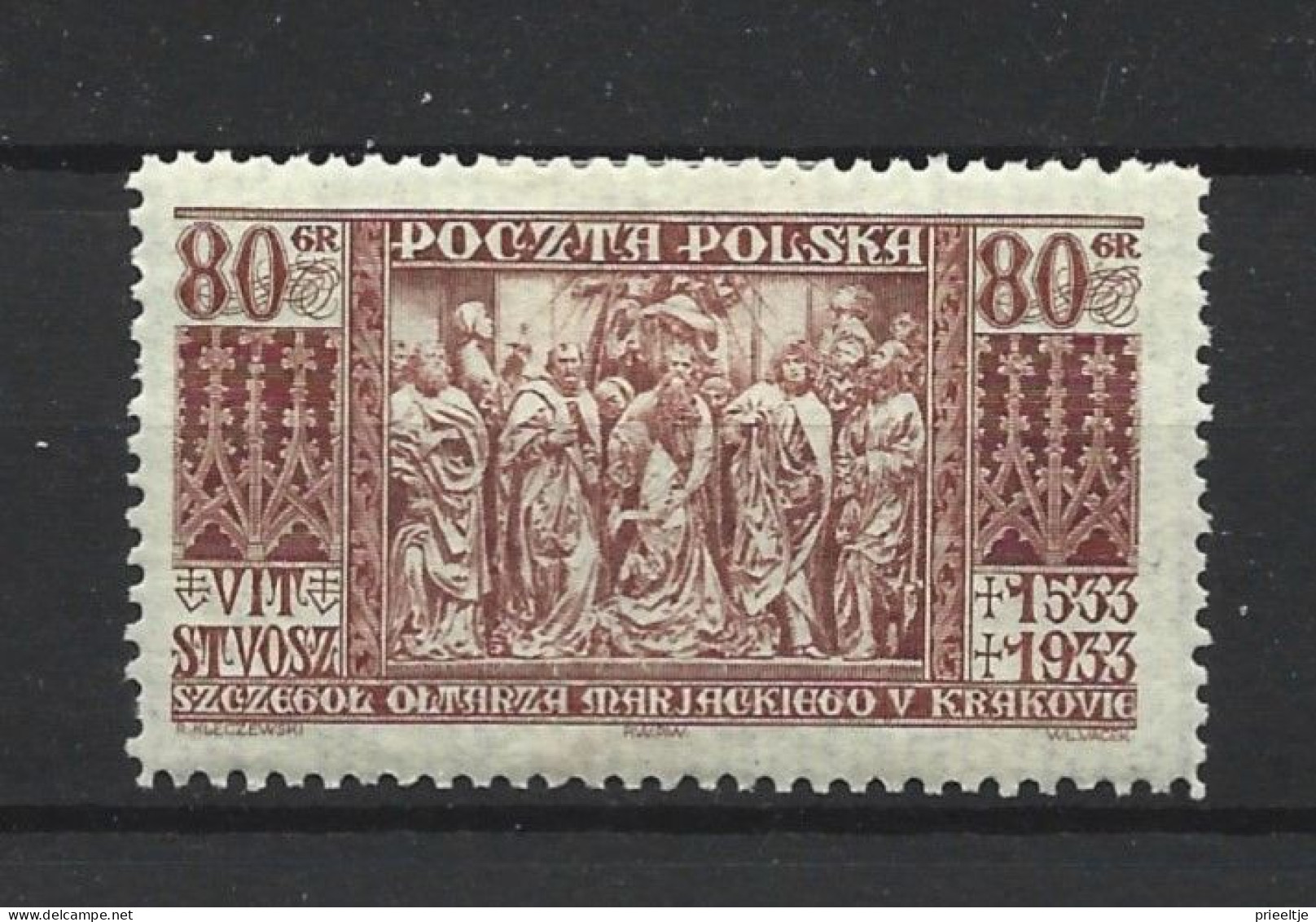 Poland 1933 Sculpture Y.T. 366  * - Unused Stamps