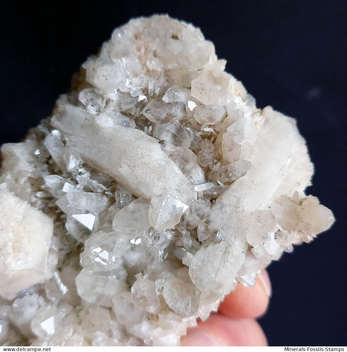 #L44 - Schöne QUARZ Kristalle (Val D'Aosta, Italien) - Mineralen
