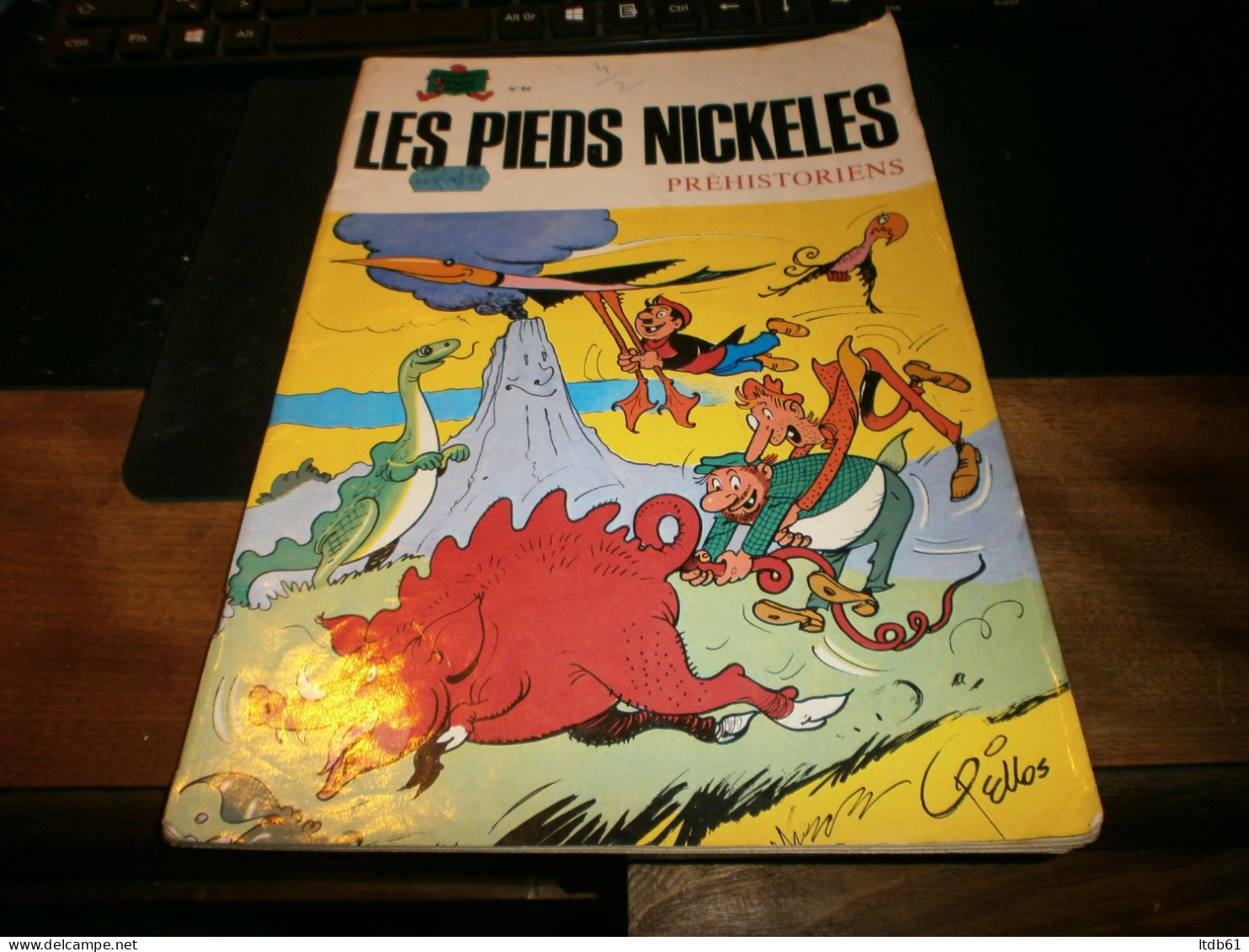 JH 61 > Séries > Pieds Nickelés, Préhistoriens N°90  Edition 1976 - Pellos - Pieds Nickelés, Les