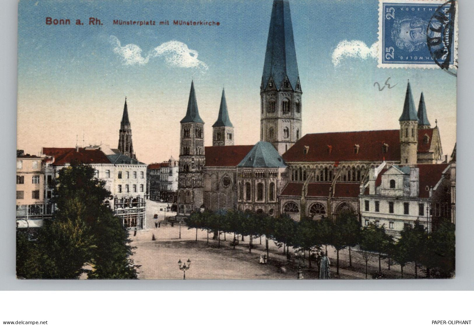 5300 BONN, Münsterplatz Mit Münsterkirche, 20er Jahre - Bonn